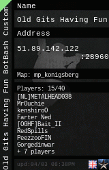Old Gits Having Fun BotBash Custom Maps