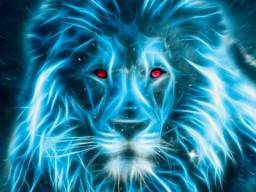 lion blue