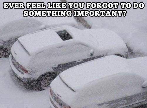 Snowing